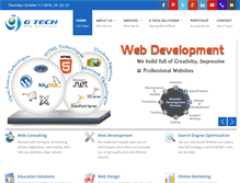 Tablet Screenshot of gtechwebsolutions.com